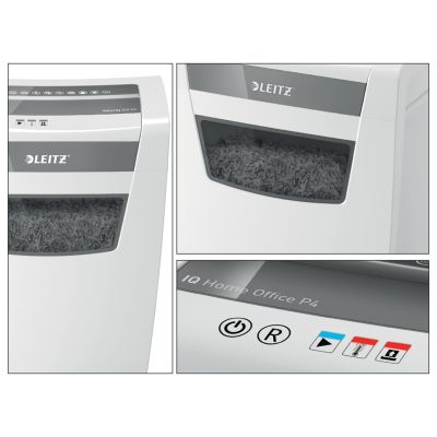 6. Leitz IQ Home Office P4 Aktenvernichter, 10 Blatt, 23-Liter-Auffangbehälter