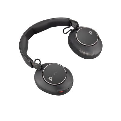 4. Poly Voyager Surround 80 UC Kopfhörer, Microsoft Teams-zertifiziert, USB-C-Headset + USB-C/A-Adapter, Einzelhandelsverpackung