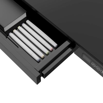 9. ACTIVEJET Schreibtisch mit elektrischer Höhenverstellung, Höhe 120 x 60 cm, ET119S, schwarz
