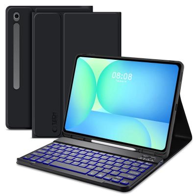 Tech-Protect SC Pen + Tastaturhülle für Samsung Galaxy Tab S10 FE+ 13.1 X620 / X626B - Schwarz
