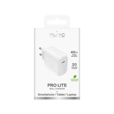 2. Puro PROLITE 45W USB-C Wandladegerät - Weiß