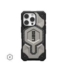 UAG Monarch Pro - Schutzhülle für iPhone 16 Pro, kompatibel mit MagSafe (Titan)