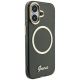 4. Guess IML Script Metal MagSafe Hülle für iPhone 17 - Schwarz