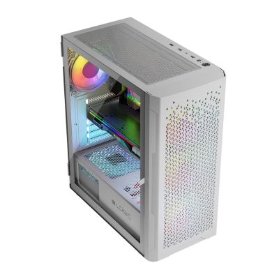 32. LOGIC ARAMIS ARGB MIDI USB 3.0 WEISSES GEHÄUSE