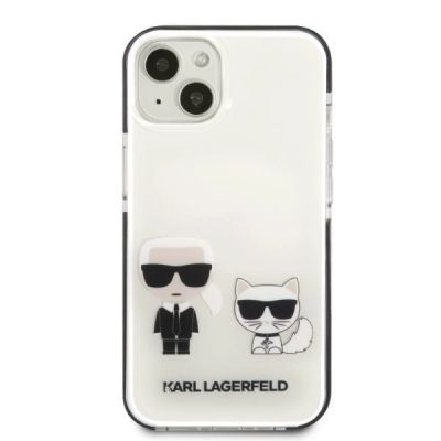 3. Karl Lagerfeld KLHCP13STPEKCW iPhone 13 mini 5.4" Hardcase weiß/weiß Karl&Choupette