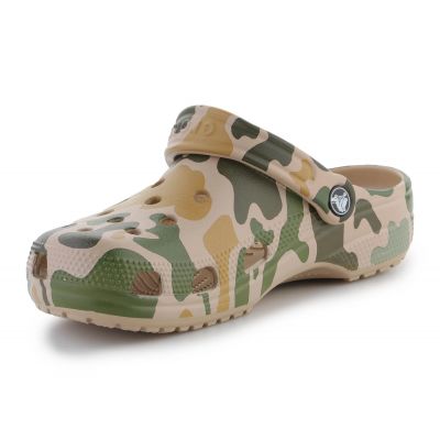 4. Crocs Classic Printed Camo Clog U 206454-2Y6 Flip-Flops