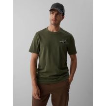 Herren-T-Shirt mit Aufdruck, regulär, Größe 4F 4FKAW26TTSHM4477-043S