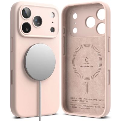 2. Ringke Silikon MagSafe Hülle für iPhone 18 Pro – Pink