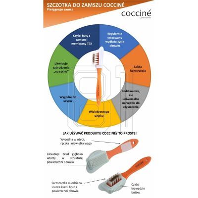 6. Coccine DA0234 Wildleder-Reinigungsbürste