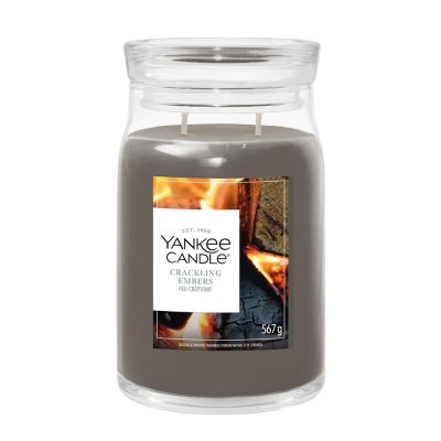 Große Kerze CRACKLING EMBERS YANKEE