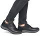 6. Bequeme Herren-Lederschuhe, Weite H, schwarz, Rieker 03607-24