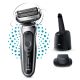 10. Braun Series 7 71-S7200c Folienrasierer/Trimmer, Schwarz/Silber