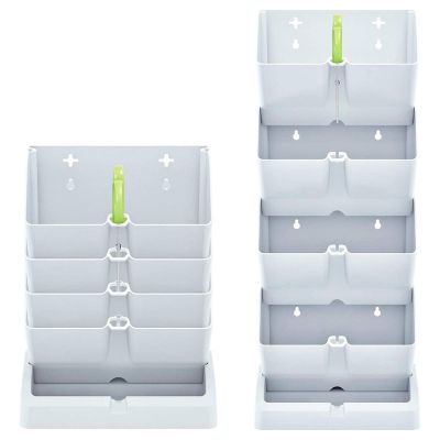 5. Vertikales Gartenblumenbeet, stehend, weiß