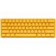 11. Ducky One 3 Mini Gelb Gaming-Tastatur USB QWERTY US-Englisch Gelb