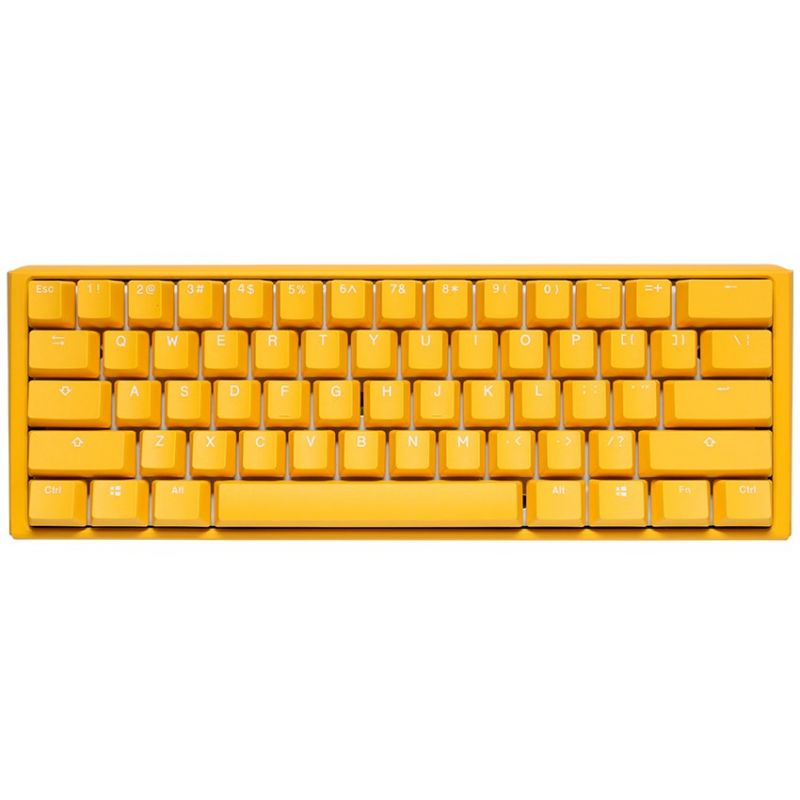 11. Ducky One 3 Mini Gelb Gaming-Tastatur USB QWERTY US-Englisch Gelb