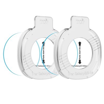 4. Tech-Protect Easy Set+ 2er-Pack gehärtetes Glas für Samsung Galaxy Watch Ultra 40 mm