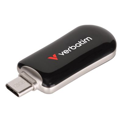 3. Verbatim 30225 USB-Stick 128 GB USB Typ-C 3.2 Gen 1 (3.1 Gen 1) Schwarz