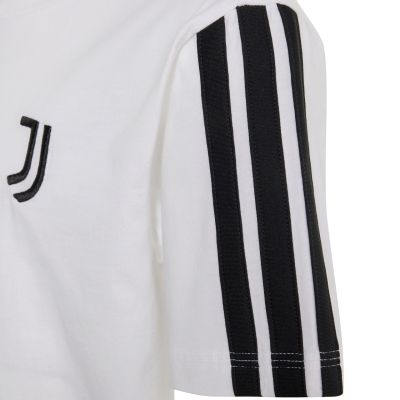 5. adidas Juventus Turin Kinder-T-Shirt weiß und schwarz KF9868
