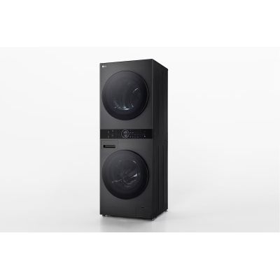 8. LG WashTower WT1210BBF 12/10 kg AI DirectDrive Waschtrockner mit TurboWash-Wärmepumpe, schwarz