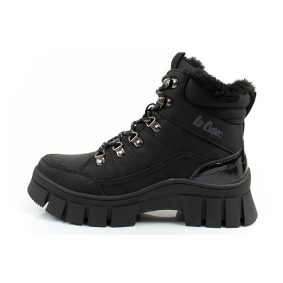2. Lee Cooper Damen Winter Wandersportschuhe, isoliert, schwarz, hoch