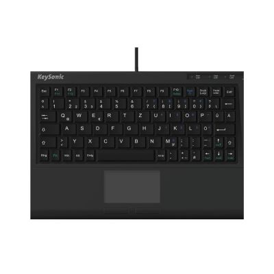KeySonic ACK-3410 (DE) Office-Tastatur USB QWERTZ Deutsch Schwarz