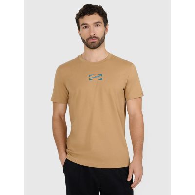 Herren-T-Shirt mit Aufdruck, regulär, Größe 4F 4FRAW25TTSHM3377-83S