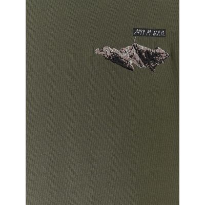 6. Herren-T-Shirt mit Aufdruck, regulär, Größe 4F 4FKAW26TTSHM4477-043S