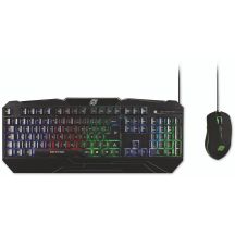 MediaRange MRGS102 Gaming-Tastatur mit Maus (USB, QWERTZ, Deutsch, Schwarz)