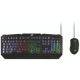 MediaRange MRGS102 Gaming-Tastatur mit Maus (USB, QWERTZ, Deutsch, Schwarz)
