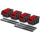 4. KISTENBERG Werkstatt-Container-Set, 16-teilig