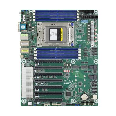 ASRock ROMED8-2T Motherboard 1x SP3 AMD Epyc 7000 SoC (SATA, NVMe, 2xM.2, 2x10GbE, IPMI)