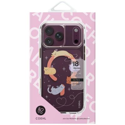 5. Uniq Coehl Elysie Magnetische Ladehülle für iPhone 18 Pro Max / 17 Pro Max – Mehrfarbig