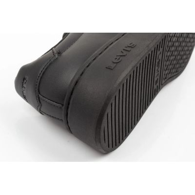 6. Levi's Evelyn Kinder-Sportschuhe, schwarze Sneaker für Jugendliche