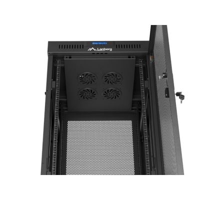 9. Lanberg FF01-6632-23BL 32U Rack, freistehend, schwarz