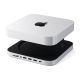 7. Satechi Stand & Hub – Ständer und Hub für Mac Mini/Studio (USB-C 3.2, USB-A 3.2, 2x USB-A 3.0, 3,5-mm-Klinkenbuchse, Micro-/SD-Anschluss, NVMe/M.2 SATA SSD)