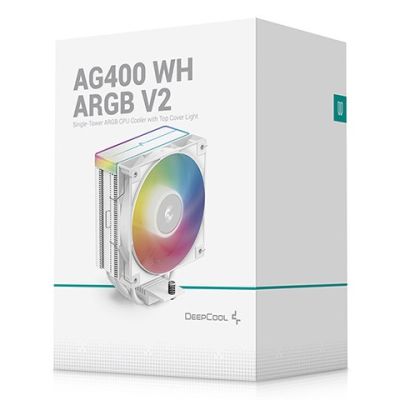 7. DeepCool AG400 WH Prozessor-Luftkühler 12 cm Weiß 1 Stück.