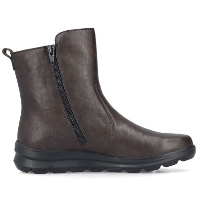 9. Rieker Z0074-25 bequeme braune wasserdichte Damen-Ankle-Boots