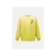 PEAK PERFORMANCE Herren-Sweatshirt M aus Frottee mit Grafikmuster, gelb