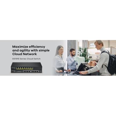 6. Zyxel GS1915-8 8p Managed Gigabit Switch