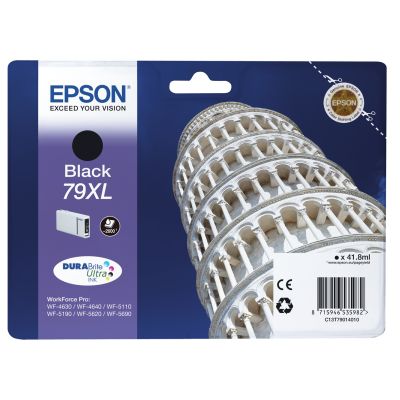 Epson Turm von Pisa Einzelpackung Schwarz 79XL DURABrite Ultra Tinte