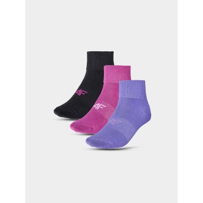Jungen-Freizeitsocken (3er-Pack) 4F Junior 4FJWMM00USOCU330-93S