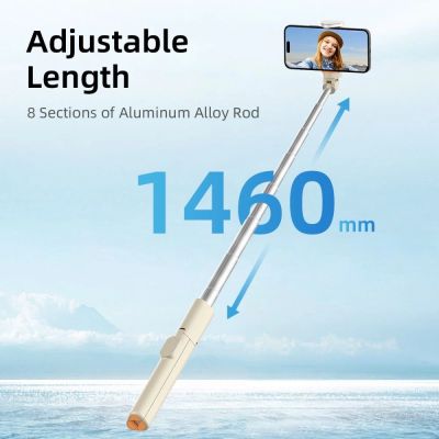 7. Selfie-Stick Tech-Protect L09S mit Stativ - beige