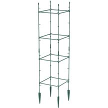 Bodenstützen Pflanzenstütze 29x29x120 cm Waldgrün