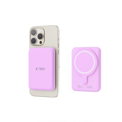 5. Tech-Protect LifeMag MagSafe PB10 5000 mAh Powerbank – Pink