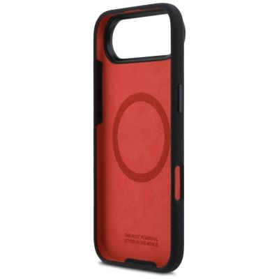 7. BMW M Silikonhülle mit horizontaler Linie und MagSafe-Funktion für iPhone Air – Schwarz