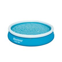 Bestway Fast Set 57273 Aufblasbarer Pool für den Außenbereich, rund, 5377 l, blau