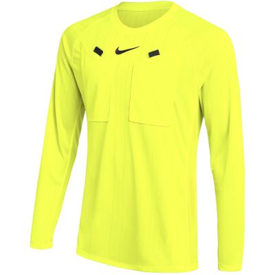 Herren-Langarmshirt Nike Dri-FIT Referee III für Schiedsrichter, gelb, HV8326 702