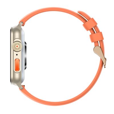 3. Damen-Smartwatch RUBICON RNCF06 Titan/Orange SMARUB221