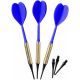 3. DARTS PLASTIK-DARTS 3 STÜCK SICHER BEST SPORTS - BLAU