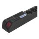 6. Steckdosenleiste HSK DATA ALP-ACAR504WF---03BKG (3 m; schwarz)